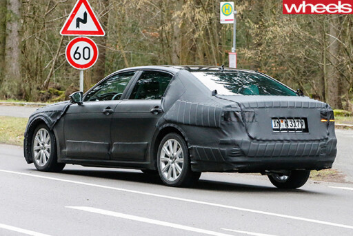 Volkswagen -CC-Rear -Side -Spy -Pic
