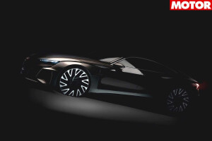 Audi e tron GT teased as Tesla S rival