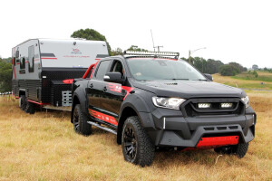 Pedders MS-RT Ford Ranger Jayco Adventurer caravan contest