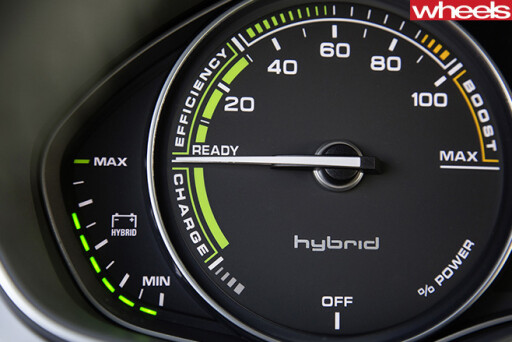 Audi -hybrid -gauge