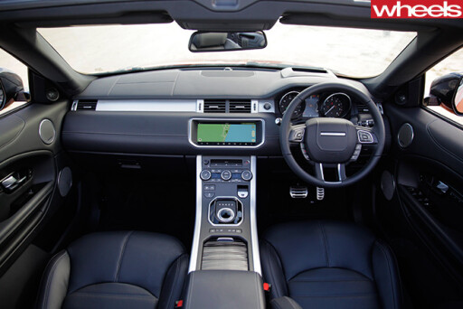 Range -Rover -Evoque -convertible -interior