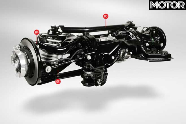 Holden Commodore VE Rear Suspension Points Jpg