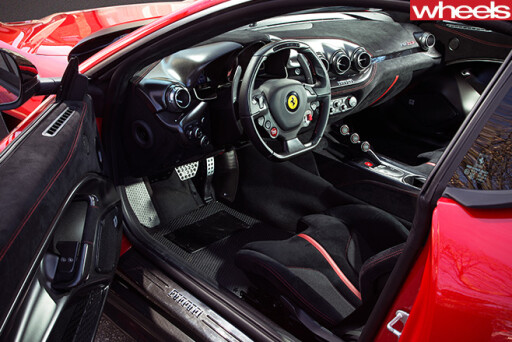 Ferrari -F12-tdf -interior