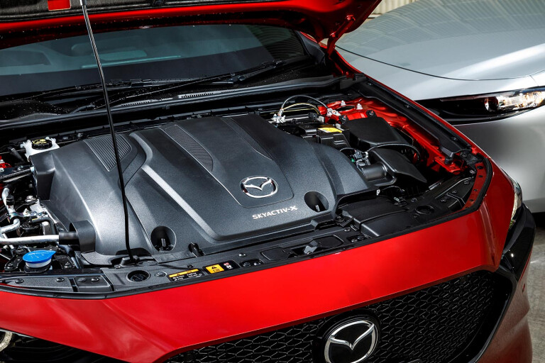 Mazda3 Skyactiv engine bay