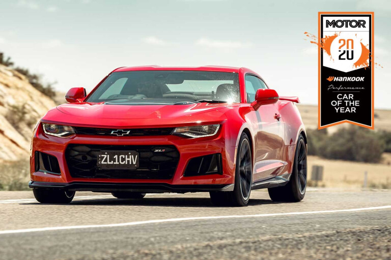 Chevrolet Camaro ZL1 Performance Car of the Year 2020 results