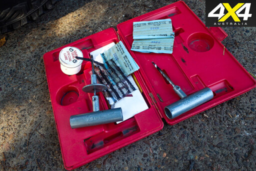 Tyre puncture kit
