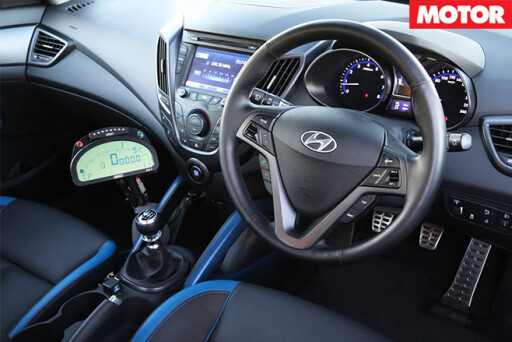 Hyundais veloster raptor turbo interior
