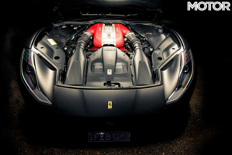 Ferrari 812 Superfast V 12 Engine Jpg