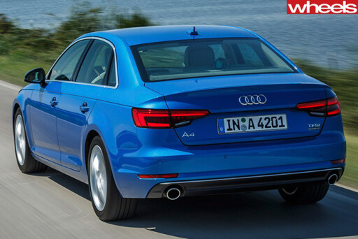Audi -A4-First -Drive -rear