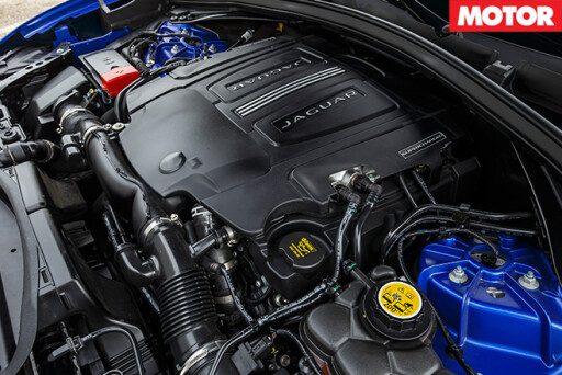 2016 Jaguar F-Pace S 35t engine