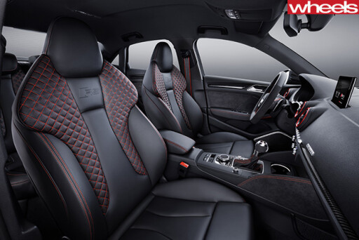 Audi -RS3-sedan -interior