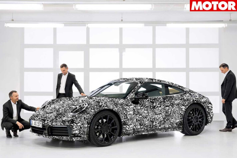 2019 Porsche 911 teased in camo