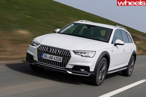 Audi -A4-Off -road -Quattro -front -side -driving