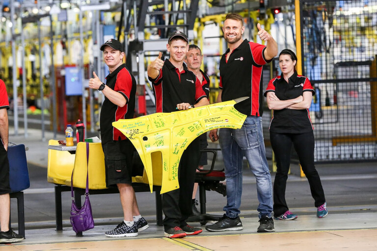 Holden workers on final days