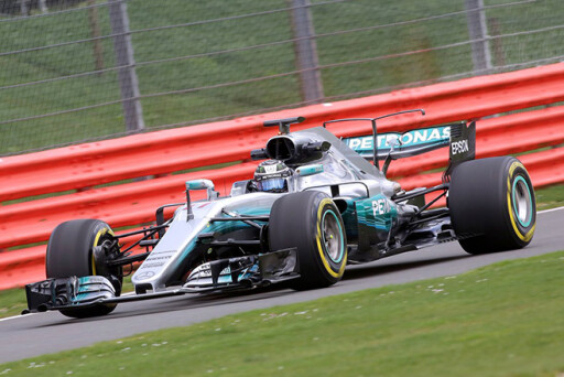 Mercedes-AMG F1 racing car