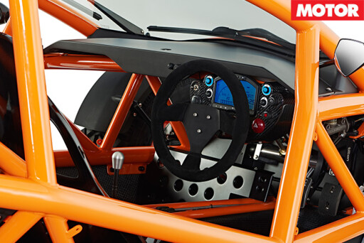 Ariel Nomad interior steering