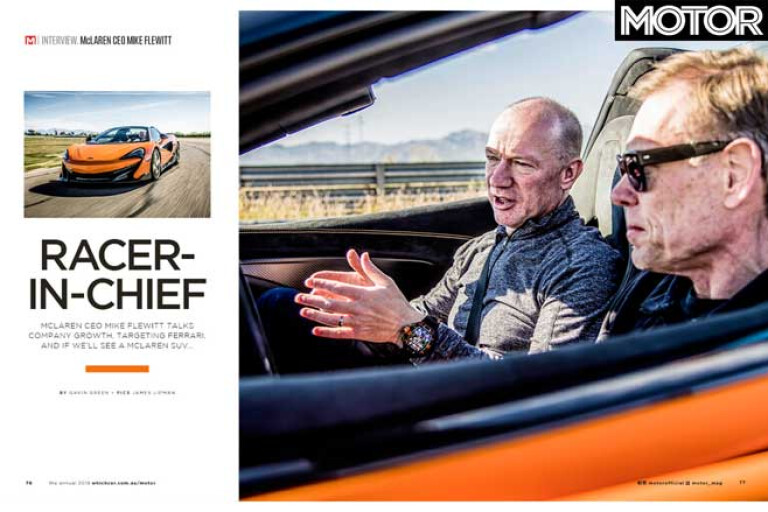 MOTOR Magazine Annual 2019 Issue An Interview With Mc Laren CEO Jpg