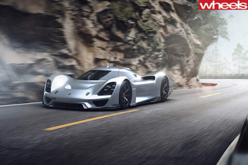 Porsche Vision GT Concept road
