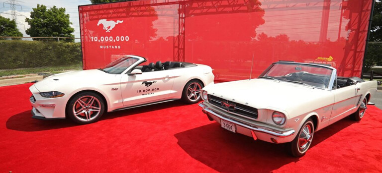 first and recent ford mustang