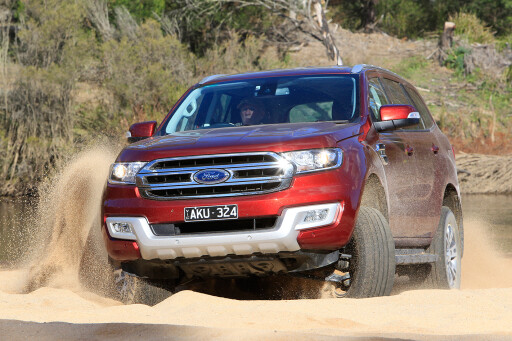 2017 Ford Everest Trend sand driving
