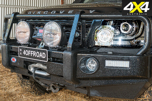 Custom Land Rover Discovery bullbar