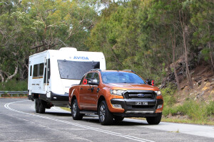 The Ranger has a 3500kg tow rating… apparently.