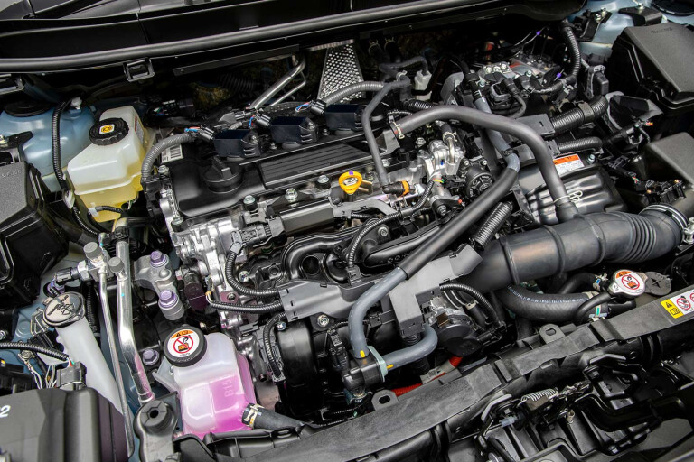 Toyota Yaris Cross engine bay