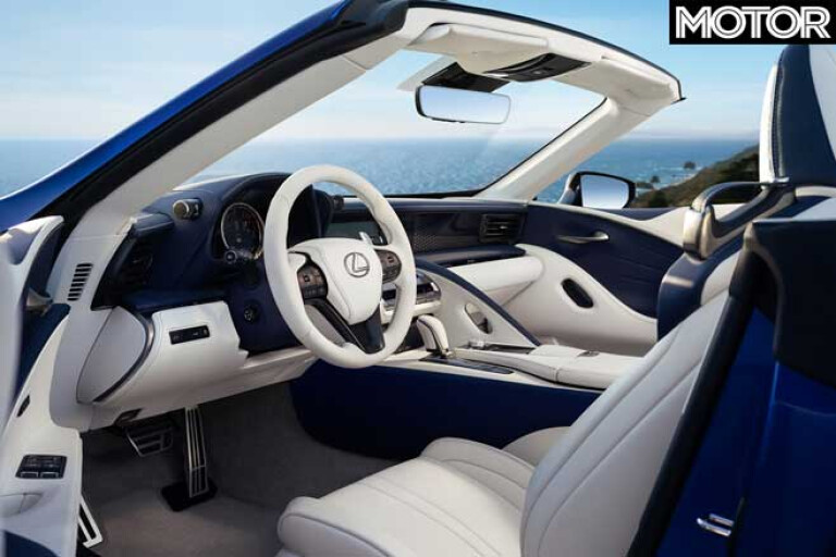 Lexus LC 500 Convertible Interior Jpg