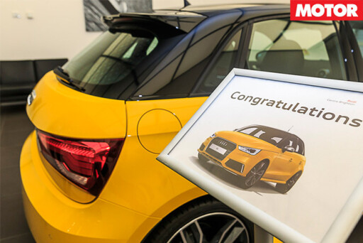 Audi S1 congratulations