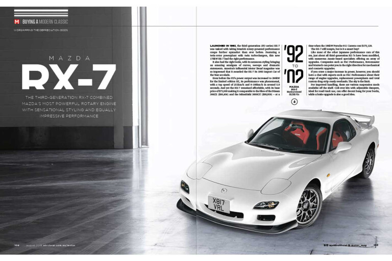 MOTOR Magazine August 2018 Issue Preview RX 7 Jpg
