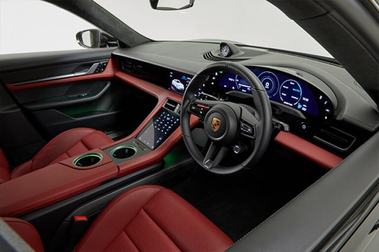2021 Porsche Taycan interior