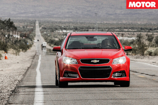 Chevrolet SS US driving front