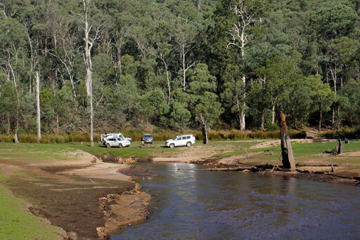 camping on King River