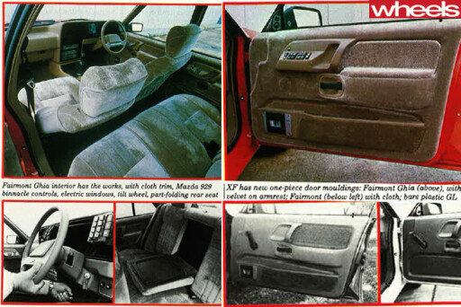 1984-Ford -Falcon -Ghia -interior -doors