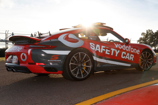 Porsche unveils 911 Carrera 4S Safety Car side profile