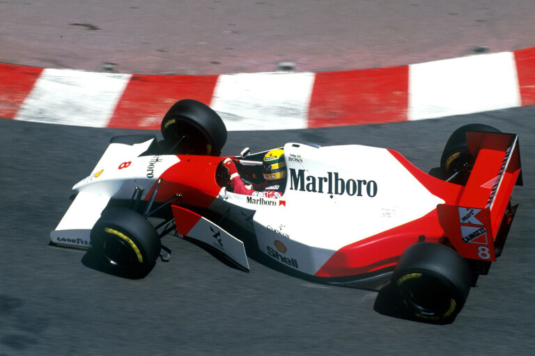 Ayrton Senna F 1 Cars For Sale Rear 1993 Monaco Jpg
