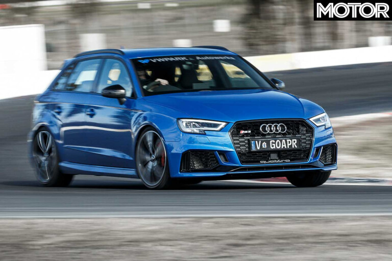 2018 Audi RS 3 APR Stage 1 Front Cornering Jpg