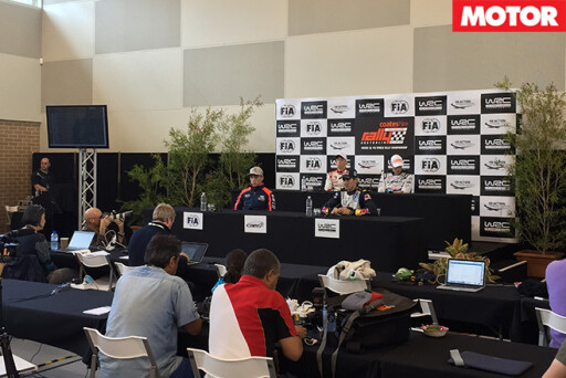 WRC rally australia press conference