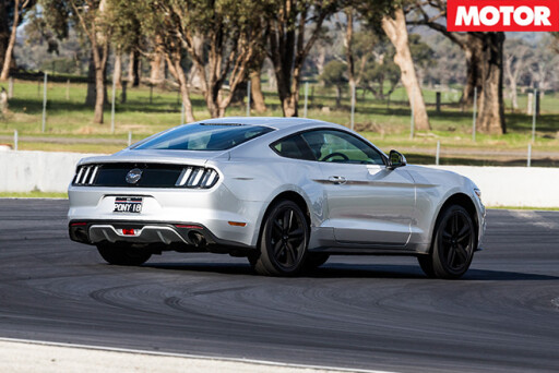 Ford Mustang Ecoboost cornering