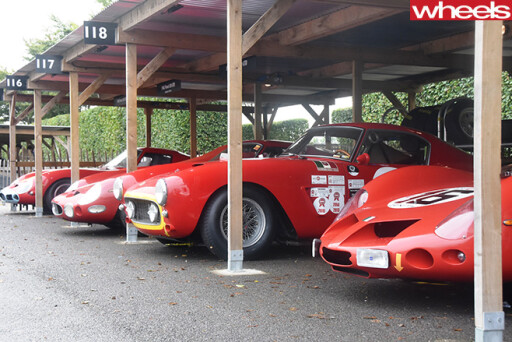 Ferraris -goodwood -revival