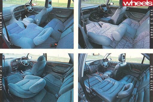 1995-Car -comparison -interiors