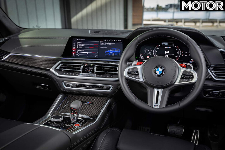 BMW X5M Competition dash