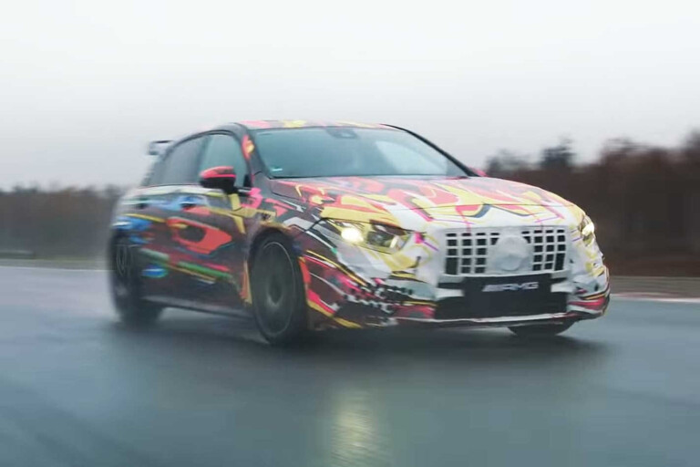 2020 Mercedes-AMG A45 shown off in Christmas video