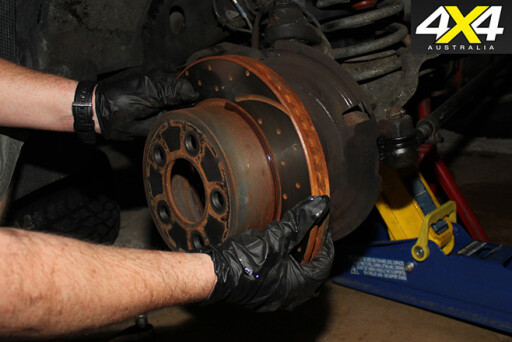 How to remove brake disc