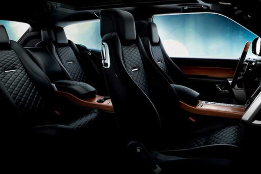 Range Rover SV Coupe interior