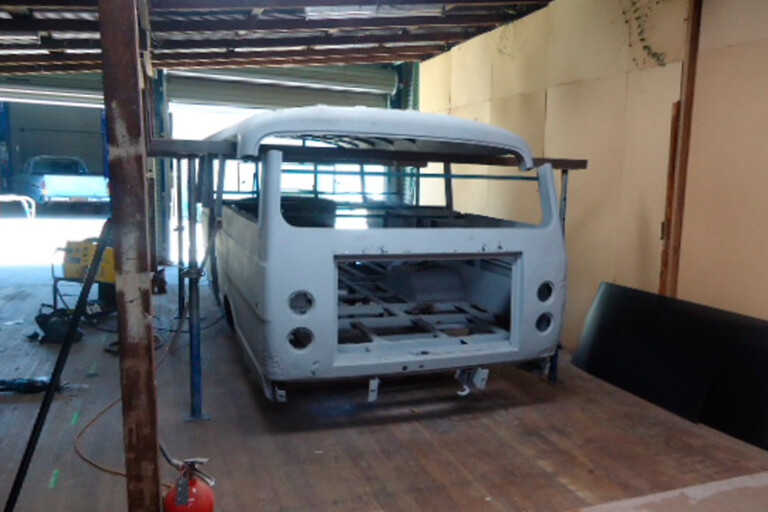 Construction of the Silver Fox Bus