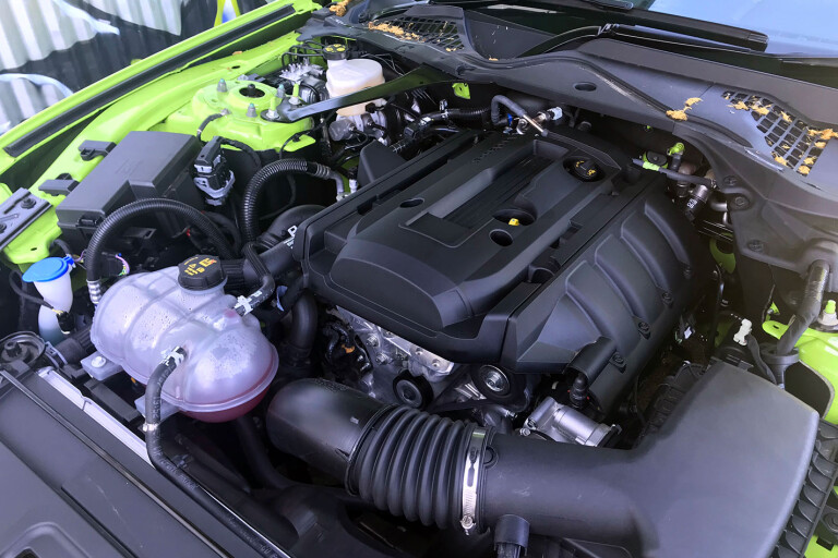 Ford Mustang 2.3L High Performance engine bay