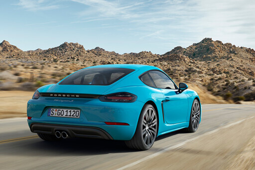 Porsche -Cayman -blue