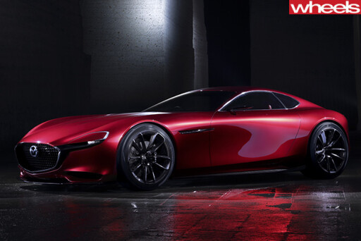 Mazda -RX-vision -concept -front -side