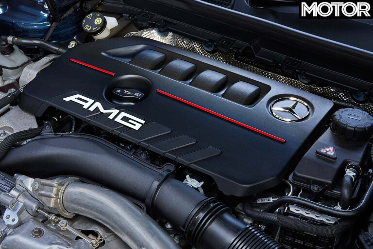 Mercedes-AMG A35 sedan engine